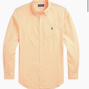 Polo Ralph Lauren Orange Gingham Shirt